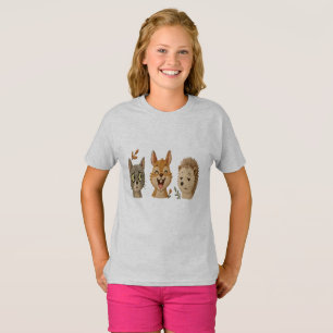 Sprookjesachtige Bosgezichten – Mooie Geborduurde T-shirt
