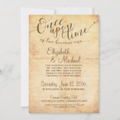 Sprookjesachtige bruiloft uitnodiging eens (Voorkant)