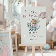 Sprookjesachtige Droom Draak Roze Prinses Baby Sho