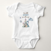 Sprookjesachtige droomprins Blauwe Ridder Babyfees Romper (Voorkant)