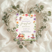 Sprookjesachtige eerste verjaardag betoverd bos bl kaart