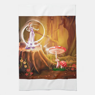 Sprookjesachtige Fantasy Destiny grillige dromen Theedoek