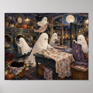 Sprookjesachtige Geest Wasstraat Cozy Goth Waskame Poster