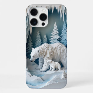 Sprookjesachtige IJsbeer Winterverhaal ✨ Sneeuw Pa iPhone 16 Pro Max Hoesje