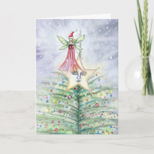 Sprookjesachtige Kerstboom Kaart