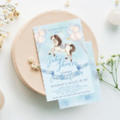 Sprookjesachtige Pony sterren ballonnen Baby showe Kaart