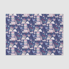 Sprookjesachtige Pop Up Boek Castle Blue Tissuepapier