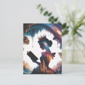 Sprookjesachtige Queen Reading Briefkaart (Staand voorkant)