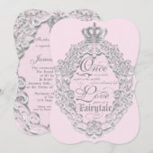 Sprookjesachtige  Storybook Wedding Invitation Kaart (Voorkant / Achterkant)