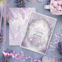 Sprookjesachtige Tuin Quinceanera Lavendel/Lila ID