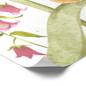 Sprookjesachtige verjaardagsachtergrondposter poster (Hoek)