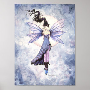 Sprookjesachtige waterverf kunst van de feeën onde poster