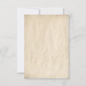 Sprookjesachtige Wedding RSVP kaarten (Achterkant)