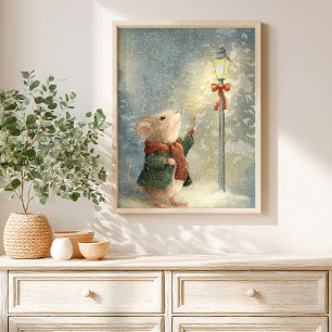 Sprookjesachtige Winter Verhalenboek Kinderen Post Poster