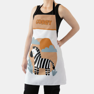Sprookjesachtige Zebra Scandinavische Invloed Schort