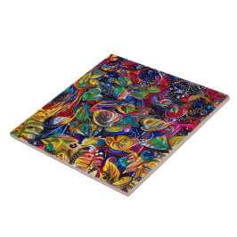 Sprookjesachtige Zeeen keramische Tegel Tegeltje