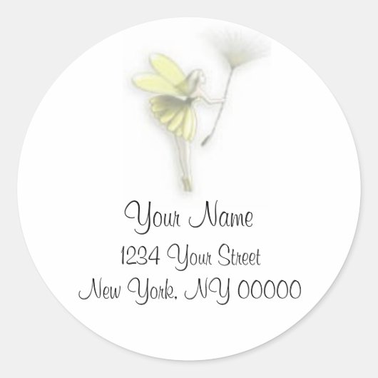 Sprookjesadres Sticker (Voorkant)