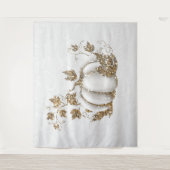 Sprookjesboek Gouden Witte Pompoen Sprookjes Banne Wandkleed (Voorkant)