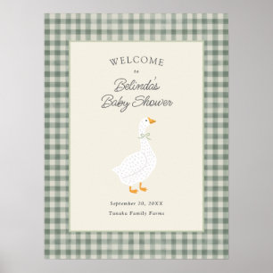 Sprookjesboek Moeder Gans Salie Baby Shower Welkom Poster
