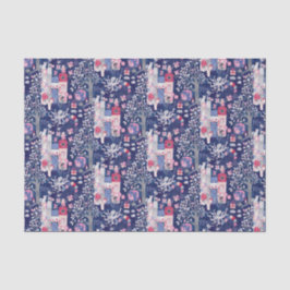 Sprookjesboeken en magische wezens blauw tissuepapier