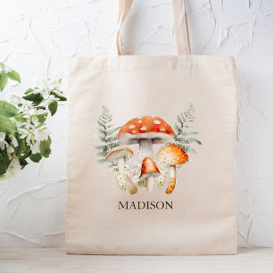 Sprookjesbos Paddenstoel Vintage Boerderij Recept Tote Bag
