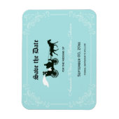 Sprookjesbruiloft Bewaar de datum Magneten (Verticaal)