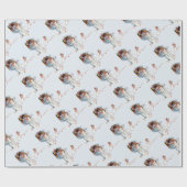 sprookjesbruiloft cadeaupapier (Vlak)