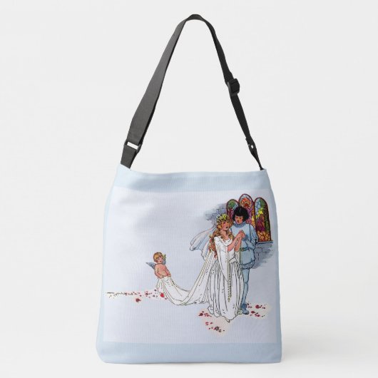 sprookjesbruiloft crossbody tas (Achterkant)