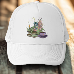 Sprookjesdraak drinkt theevriendschap  trucker pet