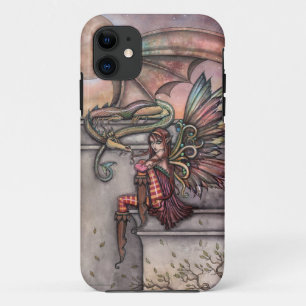 Sprookjesdraak Fantasie Kunst iPhone Hoesje