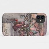 Sprookjesdraak Fantasie Kunst iPhone Hoesje (Achterkant (horizontaal))
