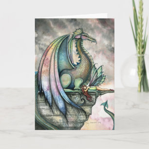 Sprookjesdraak Fantasiekaart door Molly Harrison Kaart