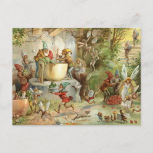 Sprookjesfee Feest Briefkaart
