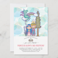 Sprookjesfeest Uitnodiging | Prins & Prinses