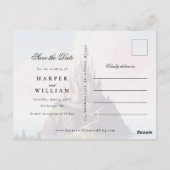 Sprookjesfoto bewaar de datum briefkaart (Achterkant)