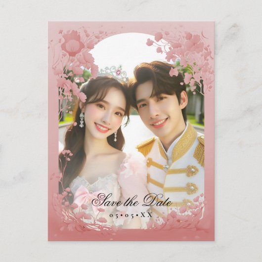 Sprookjesfoto bewaar de datum briefkaart (Voorkant)