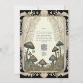 Sprookjeshuwelijk Feeërieke Paddenstoelen Bos Kaart (Achterkant)