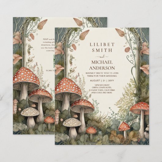 Sprookjeshuwelijk met feeërieke kern - Vintage nat (Voorkant / Achterkant)