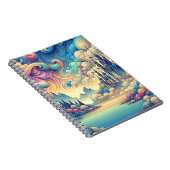 Sprookjeskasteel in Clouds Notitieboek (Rechterzijde)