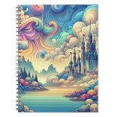 Sprookjeskasteel in Clouds Notitieboek (Voorkant)