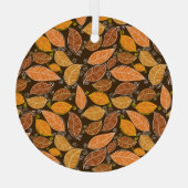 Sprookjeskasteel, modern olielandschap. glas ornament (Achterkant)