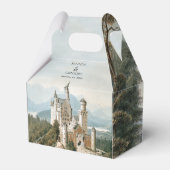  Sprookjeskasteel rustieke bos bruiloft Bedankdoosjes (Voorkant Zijde)