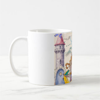 Sprookjeskasteel van de feeënprinses keramische ko koffiemok