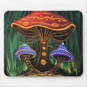 Sprookjeskleurig Paddenstoelen Cottagecore Bureaub Muismat