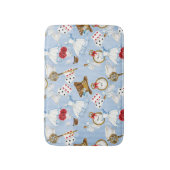 Sprookjesland Alice Pattern Badmat (Voorkant Verticaal)