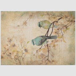 Sprookjesland Lente Bos Vogels No4 Tissuepapier