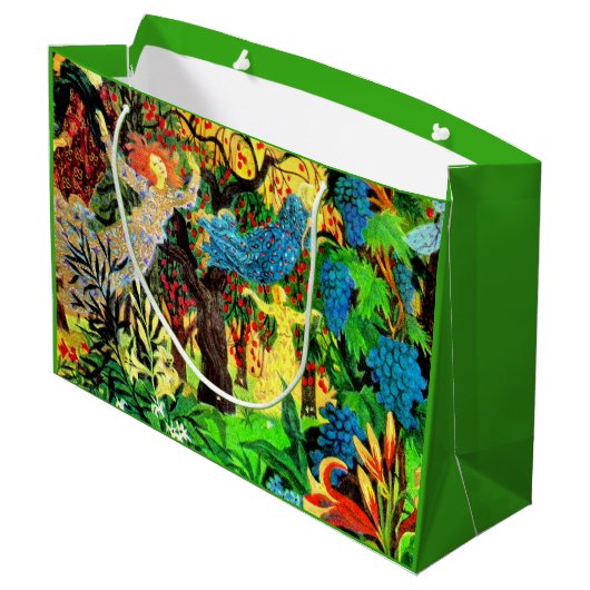 Sprookjesmensen in het bos groot cadeauzakje (Achterkant Gekanteld)