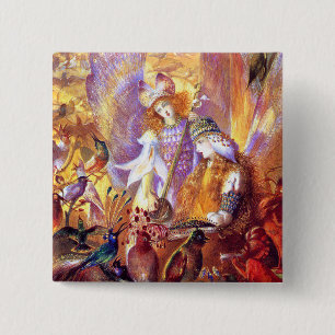 Sprookjesmuziek Vierkante Button 5,1 Cm