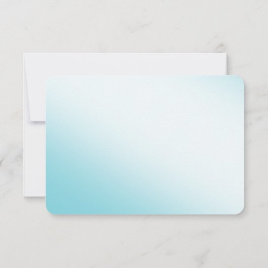 Sprookjespaard en wagen bruiloft RSVP kaartje (Achterkant)