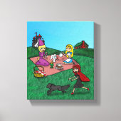 Sprookjespicknick Canvas Afdruk (Voorkant)